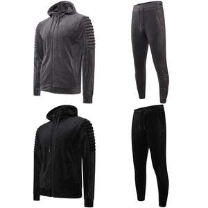 Chándal Deportivo de Invierno para Hombre, Personalizado con Logotipo, Estampado, de Forro Polar, con Capucha, Estilo Casual, de Algodón/Poliéster - Product Image 6