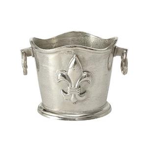 Tina de bebidas de aluminio y metal Fabricante de enfriadores de vino decorativos Cubo de champán de hielo Enfriador de vino de metal - Product Image 3