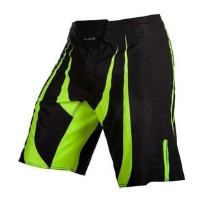 Pantalones Cortos de Boxeo MMA de Poliéster/Nylon de Alta Calidad, Diseño Personalizado para Hombre y Mujer - Logotipo Frontal, Transpirables, de Secado Rápido, Elásticos, con Abertura Alta - Product Image 5