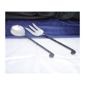 Argenterie artisanale indienne de qualité supérieure, en acier inoxydable forgé à la main, couverts de mariage, service à salade, ensemble de couverts - Product Image 1