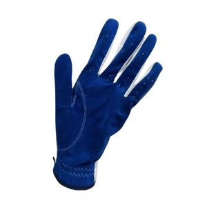 Gants de golf personnalisés haut de gamme en cuir de cabretta blanc respirant de qualité supérieure, en peau de mouton, respirants, pour la main gauche, avec impression authentique - Product Image 4