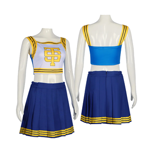 Taylor TS Shake It Off Cheerleader uniforme azul animadora disfraz High School Girls Halloween fiesta disfraz nuevo 2024 - Product Image 1