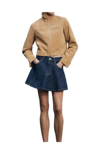 Jupes courtes en denim unique et tendance de qualité exportée pour une ambiance de week-end parfaite, disponibles à un prix abordable - Product Image 4