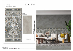 Design moderne 600x1200mm Carrelages de sol en porcelaine céramique Corps entier homogène pour la décoration de la maison - Product Image 5
