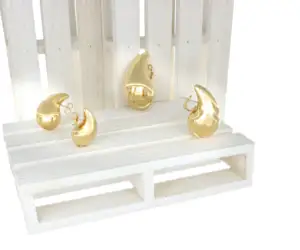 JOYERÍA ITALIANA FINA Pendientes STILISH hechos en Italia de alta calidad para hacer perfectos un evento importante-MIS 1 - Product Image 1
