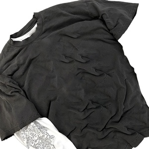 เสื้อยืดแขนยาวสำหรับผู้ชายผ้าคอตตอนซักกรดสองชั้นแห้งเร็วพลอยเทียมดิจิตอลสั่งทำโลโก้ได้ตาม2025 - Product Image 5