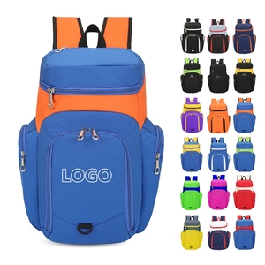 Sac de basket-ball durable et respirant de grande capacité avec logo personnalisé sac de sport en plein air sacs à dos de sport décontractés étanches sac de basket-ball - Product Image 1