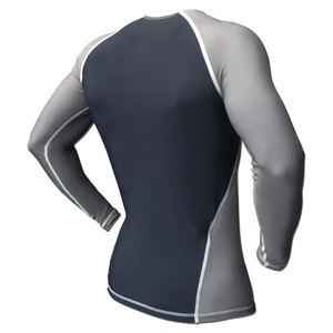 Rashguard ชุดฟิตเนสสำหรับผู้ชาย,ชุดรัชการ์ดแบบระเหิดกำหนดเองใหม่ - Product Image 5
