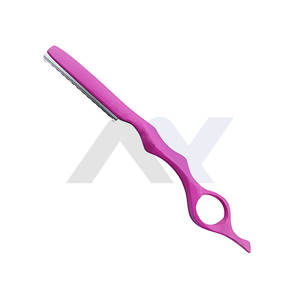 Rasoir professionnel de salon pour le toilettage personnel, rasoir manuel léger en argent pour l'amincissement avec poignée ergonomique - Product Image 1