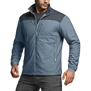 Stylish Men's Genuine Polyester Canvas Stand Collar <b>Waterproof</b> Hooded <b>Jacket</b> with <b>Long</b> Sleeve High Quality Casual Winter Design - Product Image 1