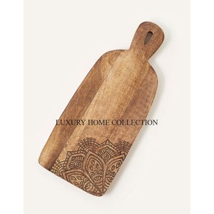 Planche à découper en bois artisanal fabriquée à partir de bois dur durable pour un mélange de beauté, de fonctionnalité et de longévité - Product Image 4