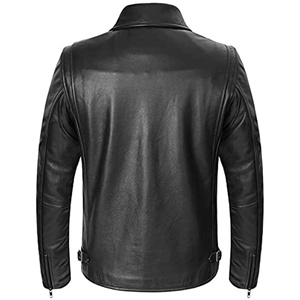 Chaqueta de Cuero para Hombre de Alta Calidad al por Mayor para Invierno, Chaqueta de Motociclista para Hombre - Product Image 2