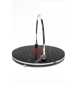 Último diseño, superventas, soporte de pastel de mármol, forma redonda de lágrima única, fiesta de oficina y restaurante, soporte usado, decoración de pasteles - Product Image 1