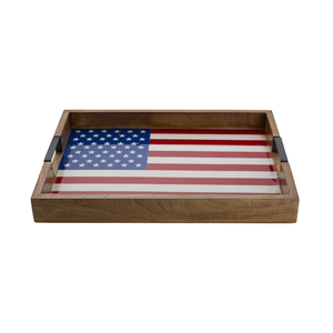 ถาดไม้อะคาเซียธรรมชาติสำหรับตกแต่งโต๊ะกาแฟสหรัฐอเมริกาถาดออตโตมันสำหรับจัดระเบียบจากเวียดนาม - Product Image 2