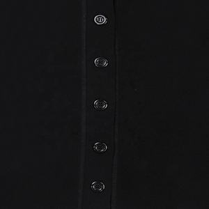 2025 AKA logotipos personalizados y diferentes colores cárdigan rayas costillas suéteres para Unisex - Product Image 5