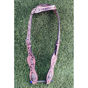 Cabecera de caballo occidental con cuentas de Carreras de Caballos ecuestres de Venta caliente - Product Image 2