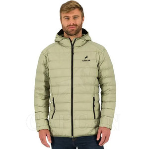 Meilleures ventes Veste d'extérieur rembourrée pour homme pour l'hiver Imperméable à capuche avec col montant Hiver Chaud Brillant en vente - Product Image 1