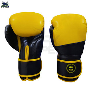 Gants de boxe d'entraînement professionnel en cuir de haute qualité personnalisés Sparring Kickboxing Thai Fighting nouveauté Arts martiaux - Product Image 5