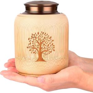 Urnes de crémation en bois faites à la main écologiques de qualité supérieure pour garder les cendres humaines avec service personnalisé disponible - Product Image 4