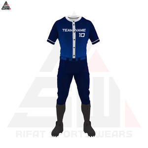 Maillots et uniformes de baseball personnalisés avec logo imprimé, respirants, à séchage rapide, de haute qualité, services OEM, prix de gros - Product Image 2