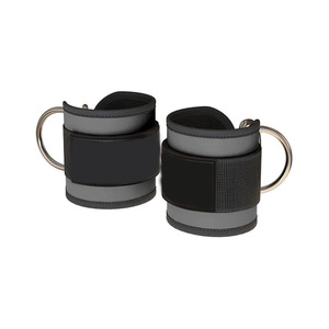 Nouvelles protections de cheville réglables en néoprène antidérapantes à double anneau de qualité supérieure pour la musculation - Utilisation unisexe pour adultes - Product Image 5