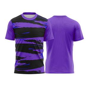 Camiseta de Fútbol Profesional Personalizada, Uniforme de Equipo de Fútbol, Transpirable, Sublimada, de Secado Rápido, Ligera, Cuello Redondo, Manga Corta - Product Image 2