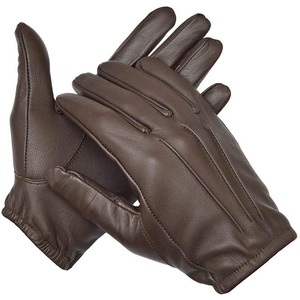 Gants de conduite en cuir à écran tactile, doigts complets, respirants, écologiques, de haute qualité, en stock pour hommes - Product Image 5