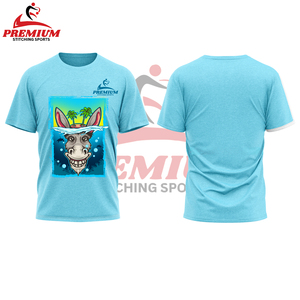 T-shirts à épaules tombantes en coton lourd Sports respirants pour hommes T-shirts vierges surdimensionnés à manches courtes pour hommes Hip Hop - Product Image 1