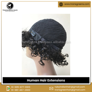วิกผมหยิกแบบบ๊อบสั้นยังไม่ผ่านกระบวนการทำจาก100% ผมคนยาว - Product Image 4