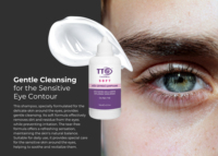 TTO Shampooing Nettoyant Doux pour Cils et Paupières 125ml à l'Huile d'Arbre à Thé Hydratant Anti-Âge Nourrissant Nettoyage Doux Anti-Poches pour