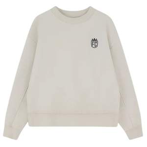 Sudadera Borg Emblem Applique para Hombre, Sudadera Cómoda y Elegante con Cuello Redondo, Sudadera de Primera Calidad Color Hueso - Product Image 2