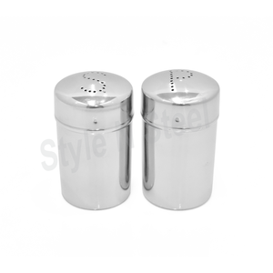 Salière à papier avec polisseuse, ensemble de moulin à sel et à poivre, bouteille d'assaisonnement en acier inoxydable, épices au prix de gros - Product Image 2