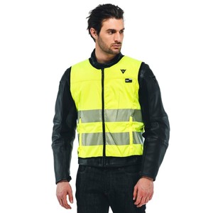 Maillot Moto Homme D-Air Hi-Vis Jaune Fluo Smart Jacket M/L Touring Été - Product Image 4
