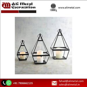 Linterna de madera extra pesada de la mejor calidad Accesorio de iluminación exclusivo para Navidad Venta caliente Linterna Luz Otra vela - Product Image 5