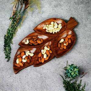 Bandeja de servicio decorativa artesanal de la mejor calidad, bandeja ecológica para mesa de centro de cocina disponible a precio de exportación - Product Image 2