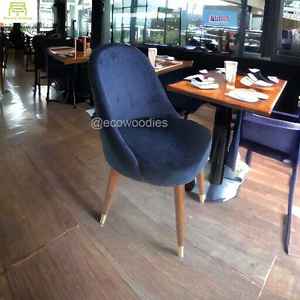 Silla de comedor de madera maciza de lujo moderna con brazos, muebles de restaurante de calidad superior para hoteles y restaurantes para uso en el salón - Product Image 4