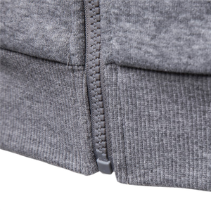 100% coton polaire hommes vêtements décontractés sweats à glissière et sweats à capuche de mode pour homme - Product Image 5