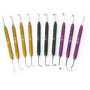 Dental Hand Scaling <b>Tools</b> Dental Gracey Curettes <b>Silicone</b> Handle Periodontal Gracey Curettes Periodontal Gracey Curettes Set - Product Image 4