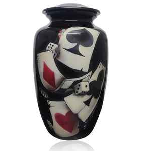 Urna Funeraria de Aluminio Personalizada con Tema de Béisbol para Adultos, Urna Conmemorativa Verde con Nombre y Fechas para Cenizas Humanas, Urna Decorativa Personalizada. - Product Image 2