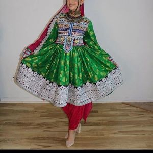 Vêtements traditionnels faits à la main robe afghane de haute qualité meilleur matériel afghan Vintage femmes robes 0699 - Product Image 3