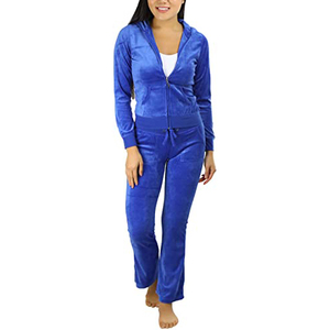 Customizable Two-piece Tracksuit for Women Oversized <b>Hoodie</b> Paired with Track Pants Jogging Bottoms - Product Image 1