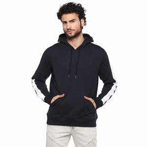 Best Quality Men's Pullover Hoodies Sweatshirts Black Color <b>Slim</b> Fit Breathable Street Wear Adult Hoodies With OEM Service - Product Image 1