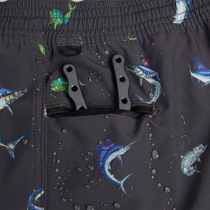 Short de pêche personnalisé à séchage rapide pour hommes short de pêche léger et personnalisé de haute qualité avec cordon de serrage 100% polyester - Product Image 6