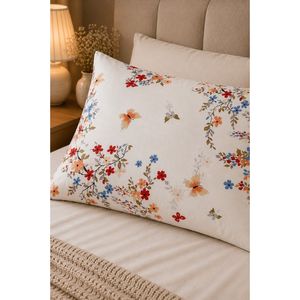Floral Embroidered Velvet <b>Cushion</b> Cover Patterned Pillowcase for Home <b>Rectangular</b> Throw Pillow Covers Washable Features - Product Image 3