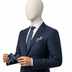 Silk Plain Dyed Dobby <b>Bow</b> <b>Ties</b> Soft Premium Fabric Elegant Mens Accessory Wear Wedding Party Custom Neckwear Fashion Apparel - Product Image 2