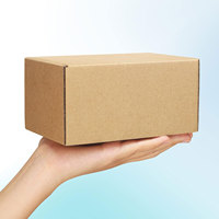 Cajas de Envío Pequeñas, Cajas de Cartón Corrugado Marrón, Embalaje Ligero para Envíos, Mudanzas y Almacenamiento, Color y Tamaño Personalizables