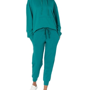 Sudaderas con capucha de gran tamaño para mujer de alta calidad del fabricante con logotipo personalizado impreso en el frente de invierno de punto estilo Y2K algodón pesado - Product Image 4