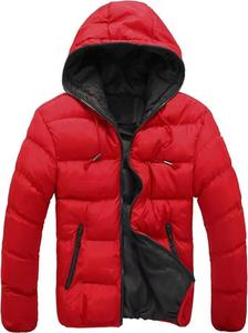 Veste matelassée à capuche pour homme sur mesure OEM, veste d'extérieur imperméable réversible épaisse et isolée pour l'hiver - Product Image 4