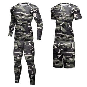 Conjunto de Rashguard de Compresión MMA de Manga Larga para Verano, Protección UV, Personalizado 2026, para Hombre - Product Image 6