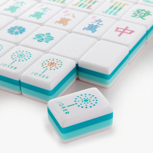 <span class=keywords><strong>Mahjong</strong></span> artisanal OEM/ODM, 160 tuiles en acrylique, <span class=keywords><strong>Mahjong</strong></span> occidental personnalisé, quatre couches, jeu de <span class=keywords><strong>Mahjong</strong></span> lagunaire - Product Image 2